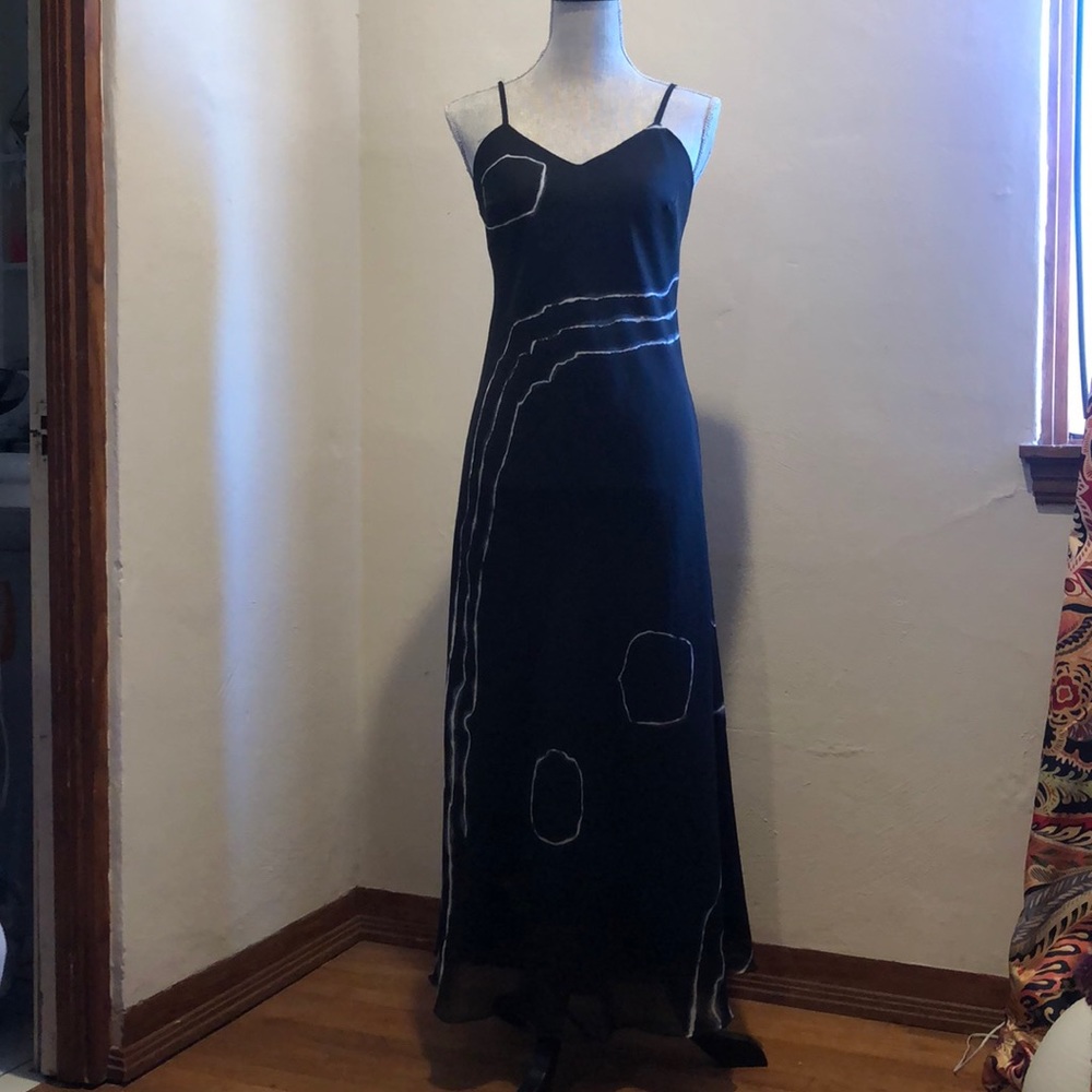 Rue Twenty One Contemporary Black Maxi Dress SZ S